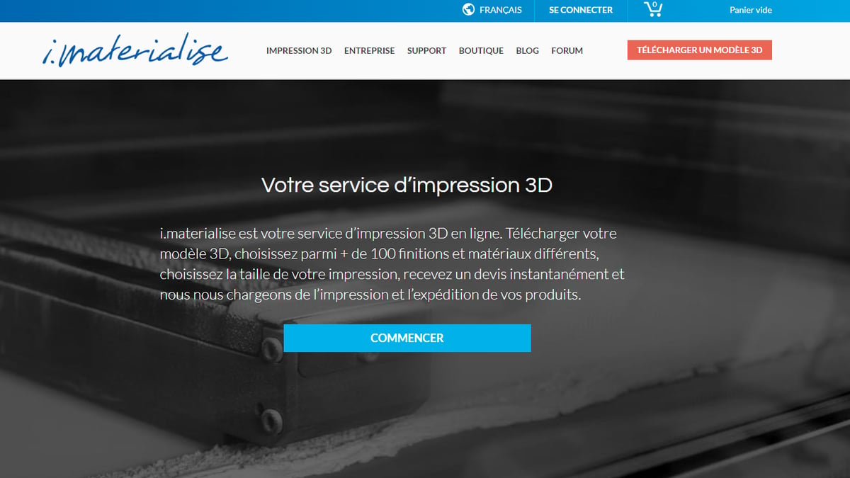 Photo de Service d'impression 3D en ligne (particuliers et professionnels): i.materialise