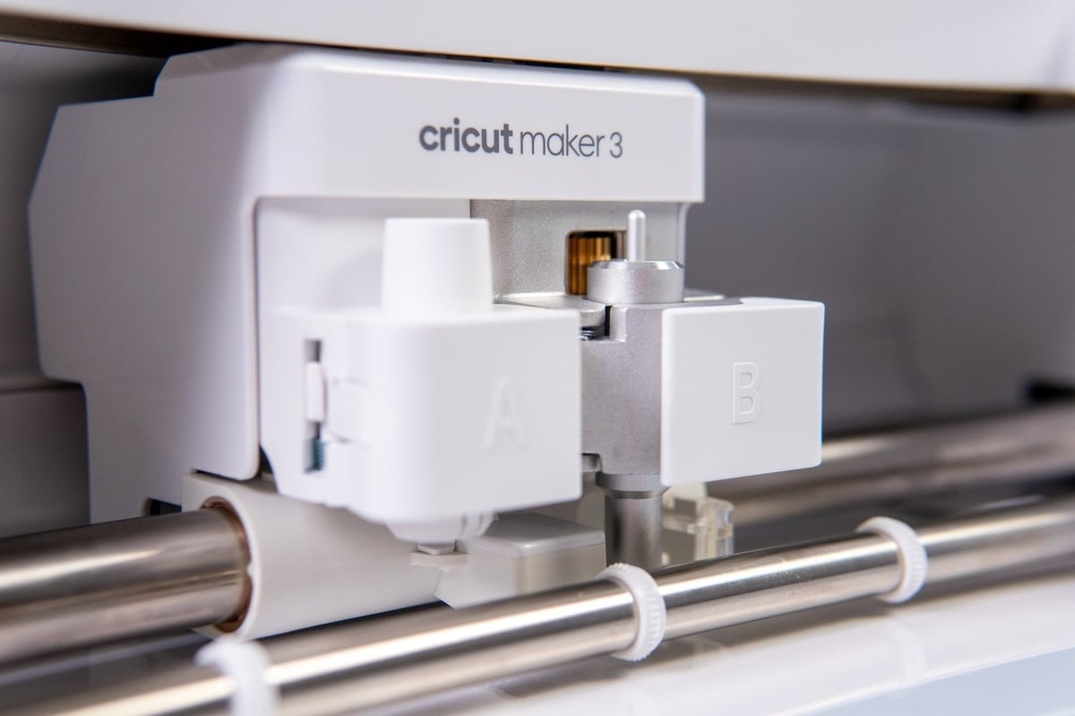 The Cricut Maker 3's carriage has room for two tools