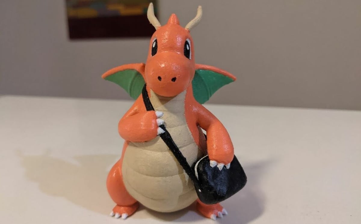 You can paint this model to make it look more like Dragonite