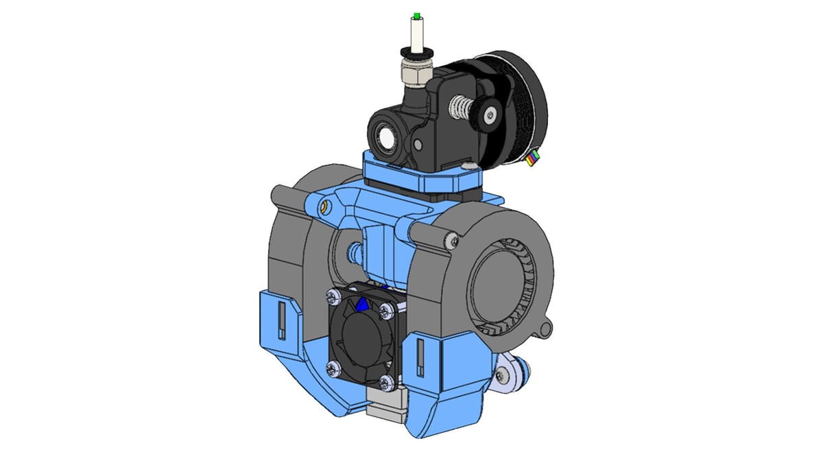 A 'Baby bullet' extruder design for the Jubilee toolchanger