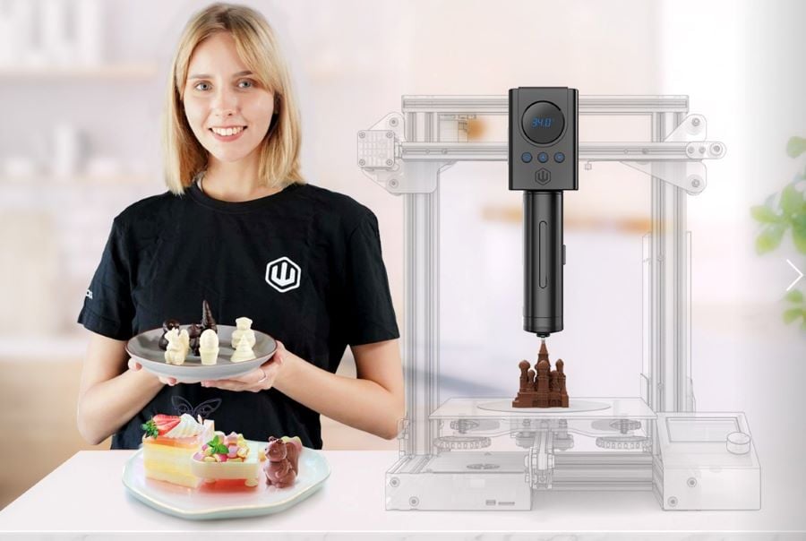 Image of The Best Food 3D Printers: Wiiboox LuckyBot One Food Extruder or 3D Printer