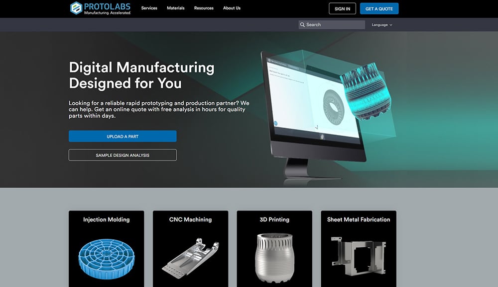 Foto de Impressão 3D online: os melhores serviços: Protolabs