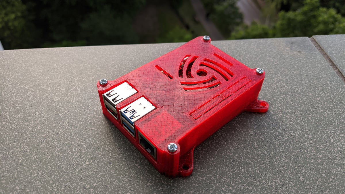 PETG may be best for any Raspberry Pi 4 cases that sit close to the unit
