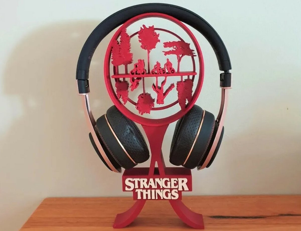 Show your appreciation for Stranger Things with this custom headphone stand!