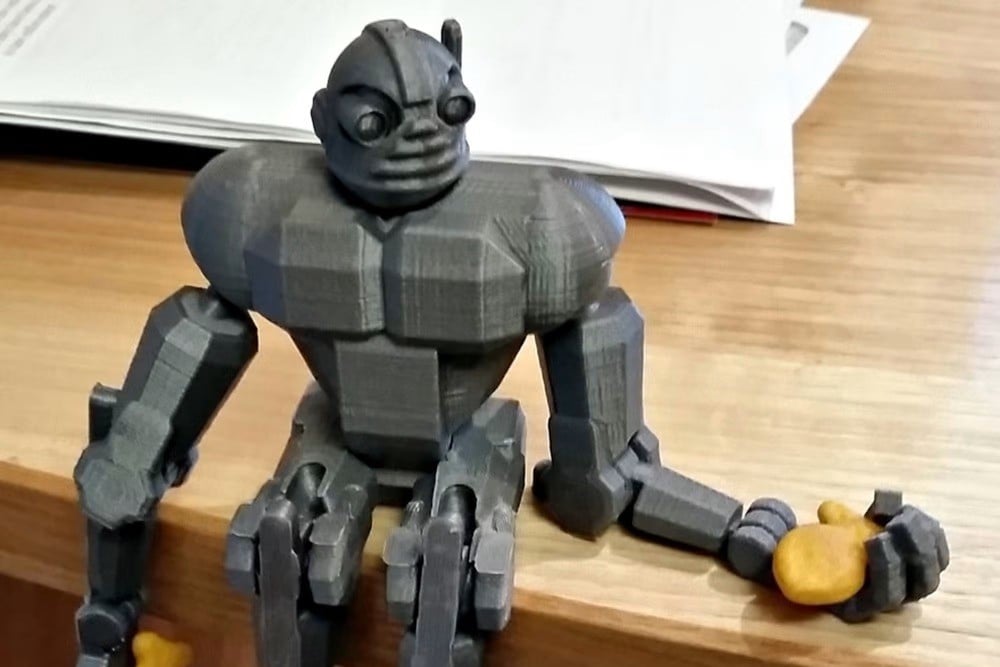 Keep extra snacks on hand with this robotic man