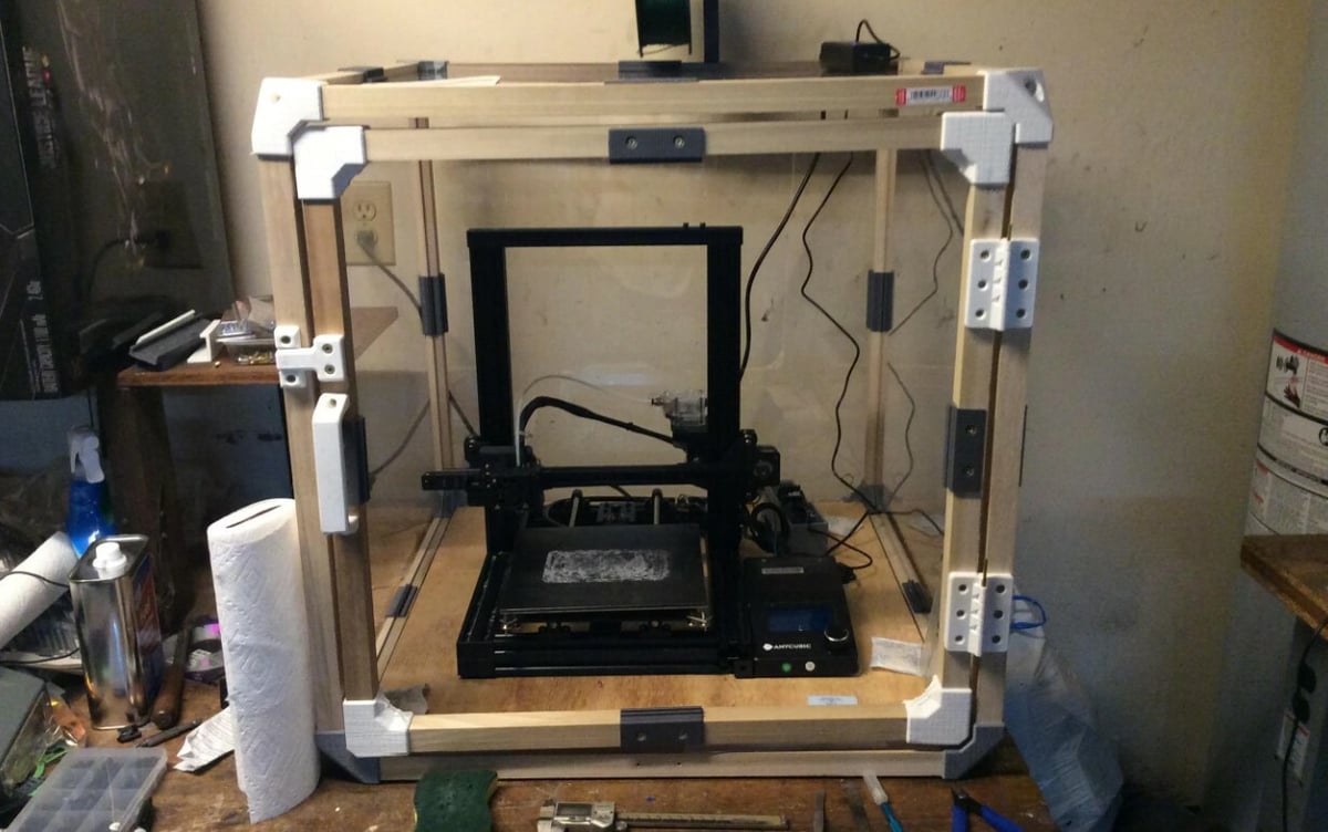 An enclosure enables your Mega Zero to print more sensitive materials