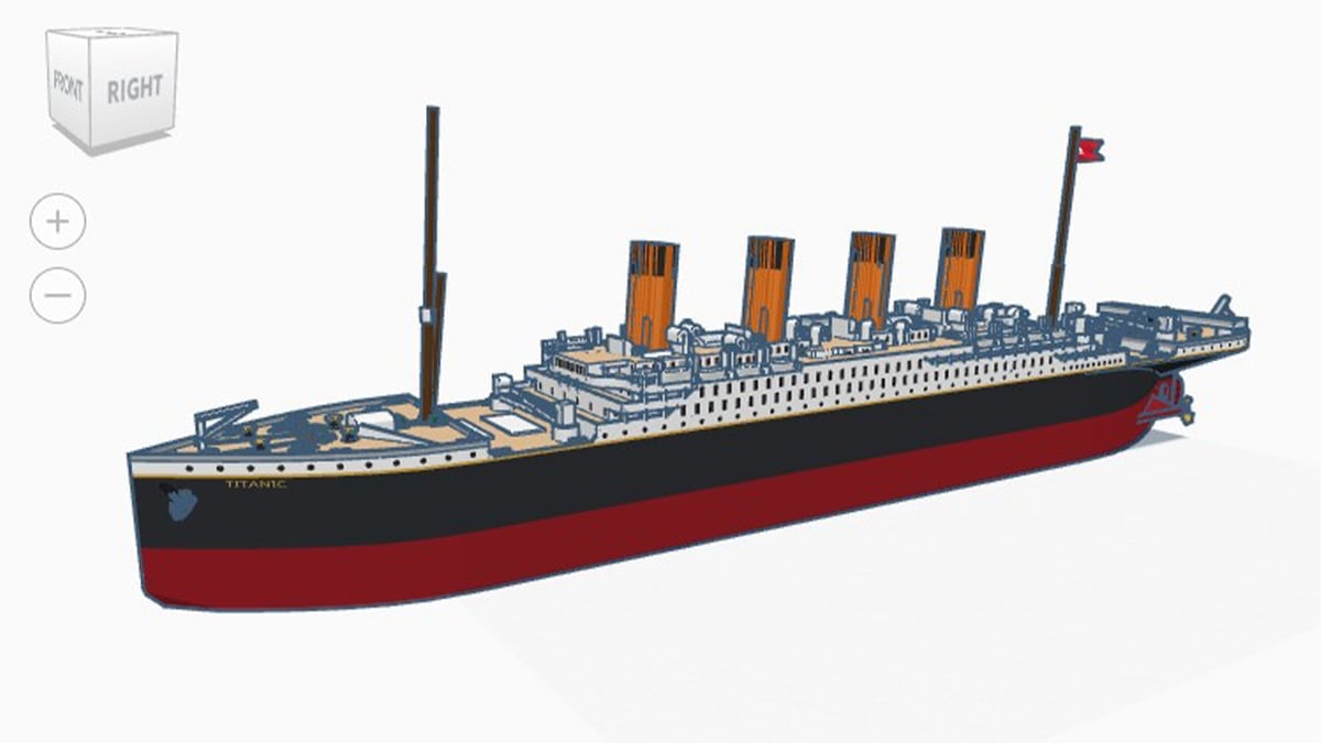 The Titanic had a tragic end but is still remembered through films and - 3D models