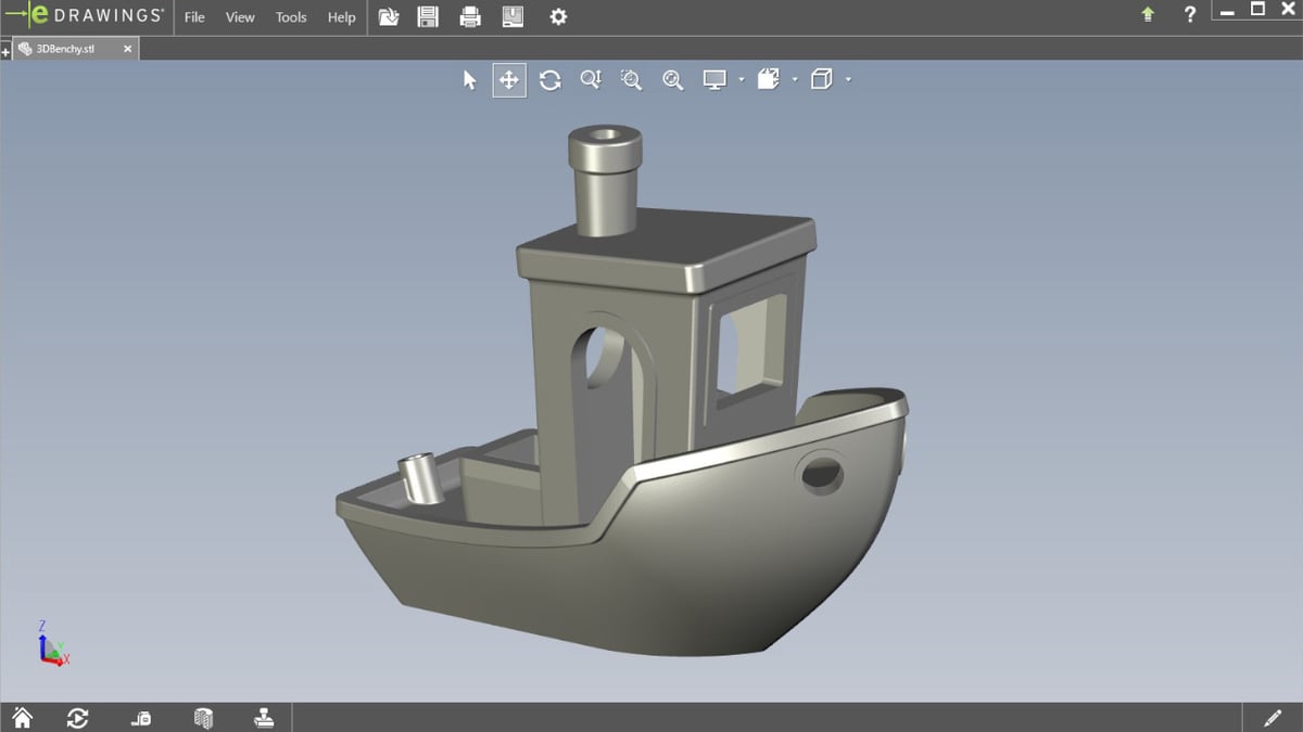 eDrawings is SolidWorks' free viewer, having the best compatibility with its native format