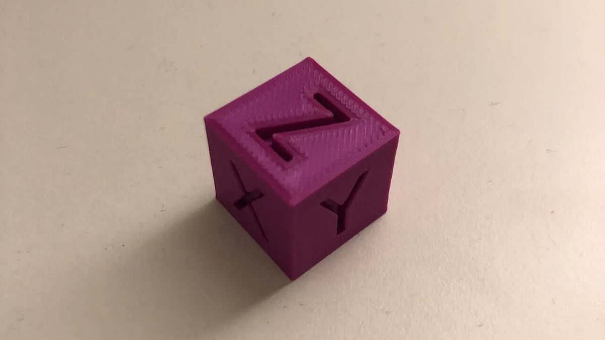 Calibration cubes also help makers test out new filaments on calibrated printers