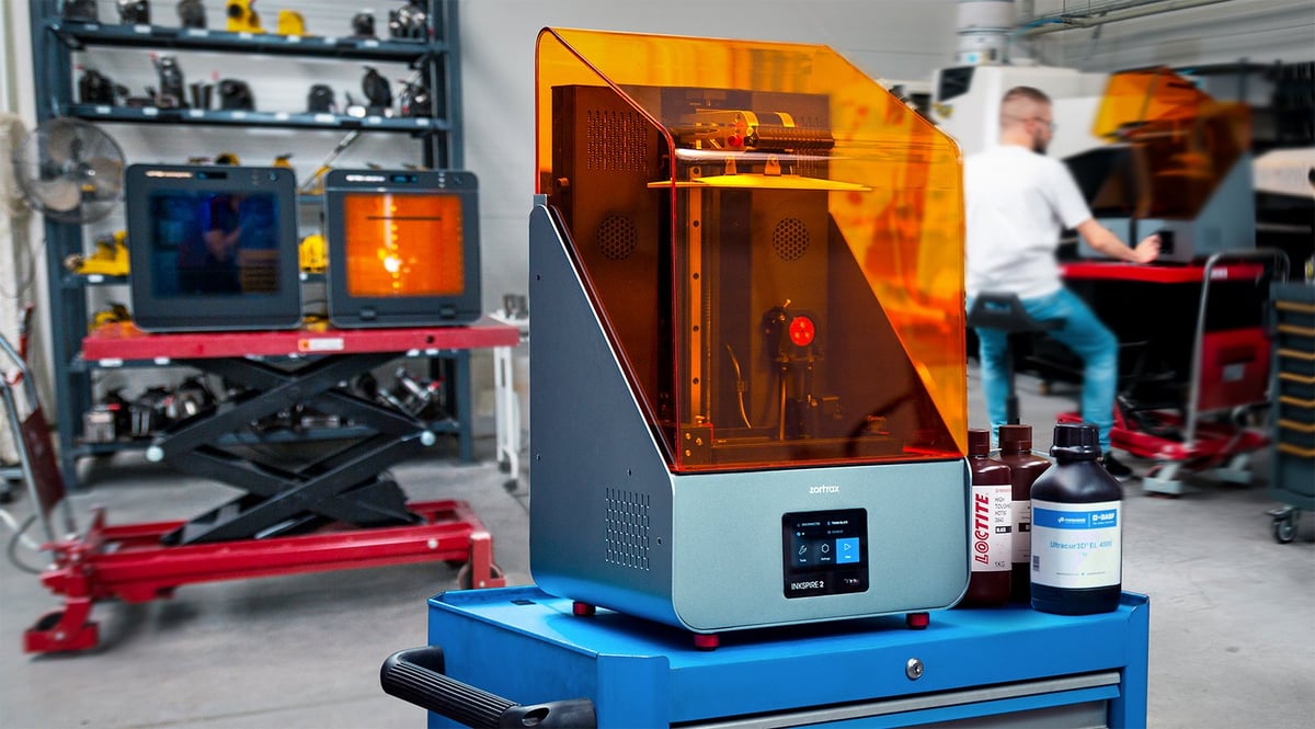 Image of The Best Professional & Industrial Resin 3D Printers: Zortrax Inkspire 2