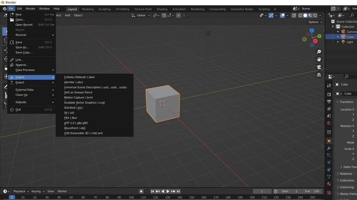 python - Script to draw lines within scene rather than over top of it? -  Blender Stack Exchange