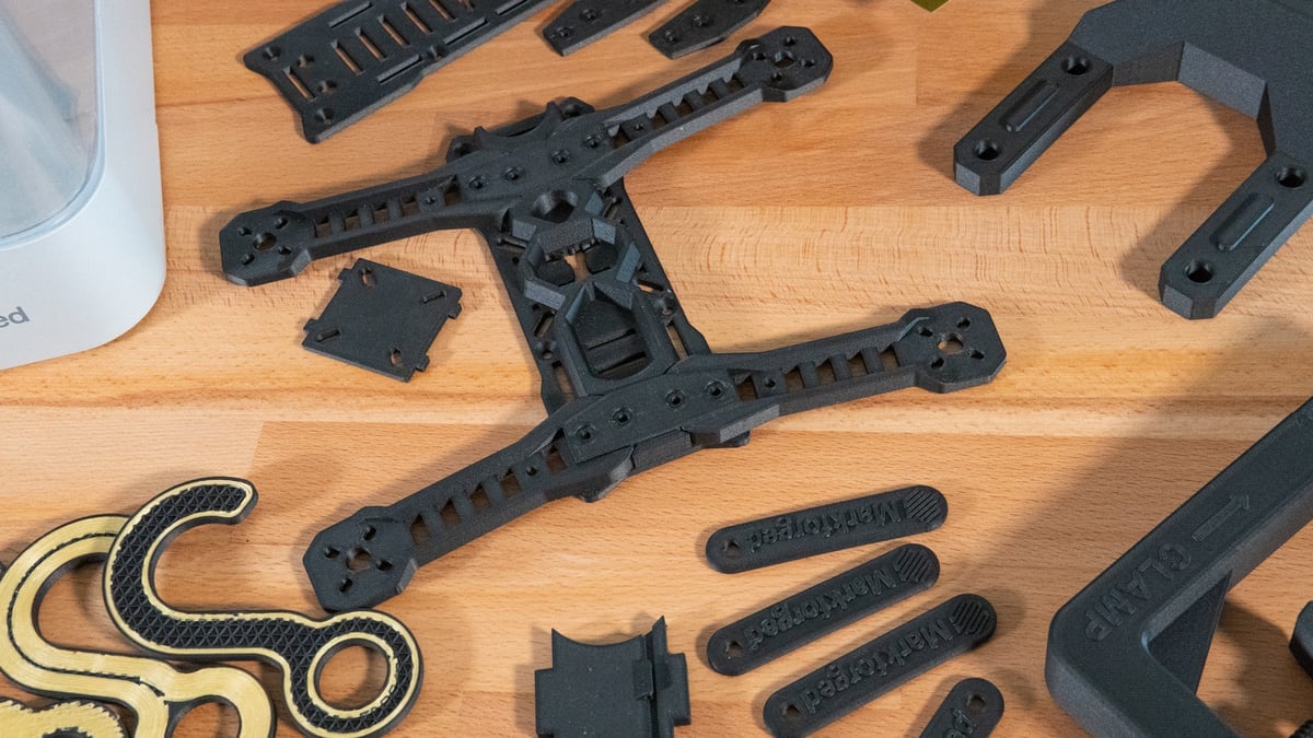 Continuous fiber 3D printed parts