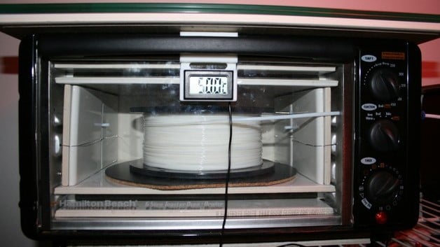 Ovens are an easy solution for drying filament