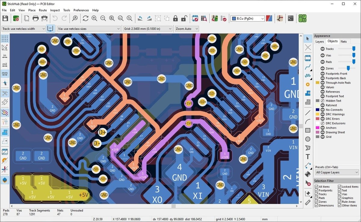 KiCad's UI has been extensively upgraded