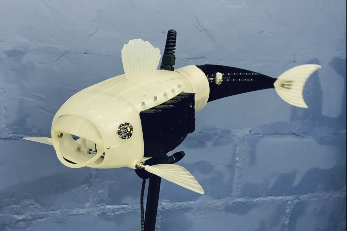 Foto de Projetos Arduino – top 50: Gilbert, o peixe comedor de plásticos