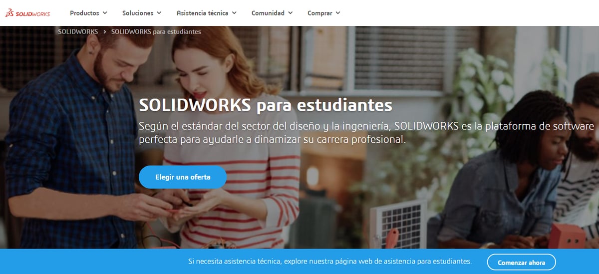 Imagen de Descargar SolidWorks gratis: Obtenga la versión para estudiantes