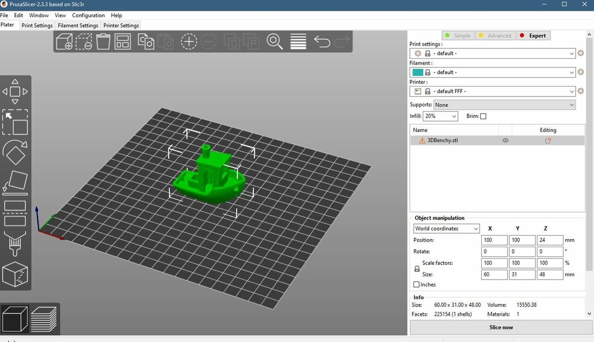 PrusaSlicer has a default profile for the Creality Ender 3 available