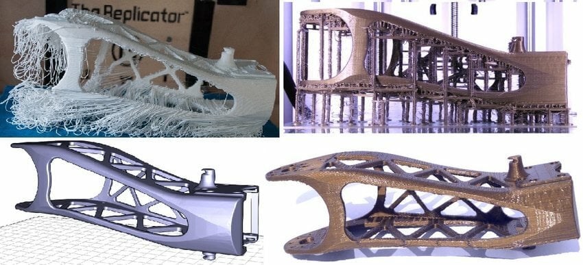 Adding supports in a few key places can make or break a 3D printed bridge