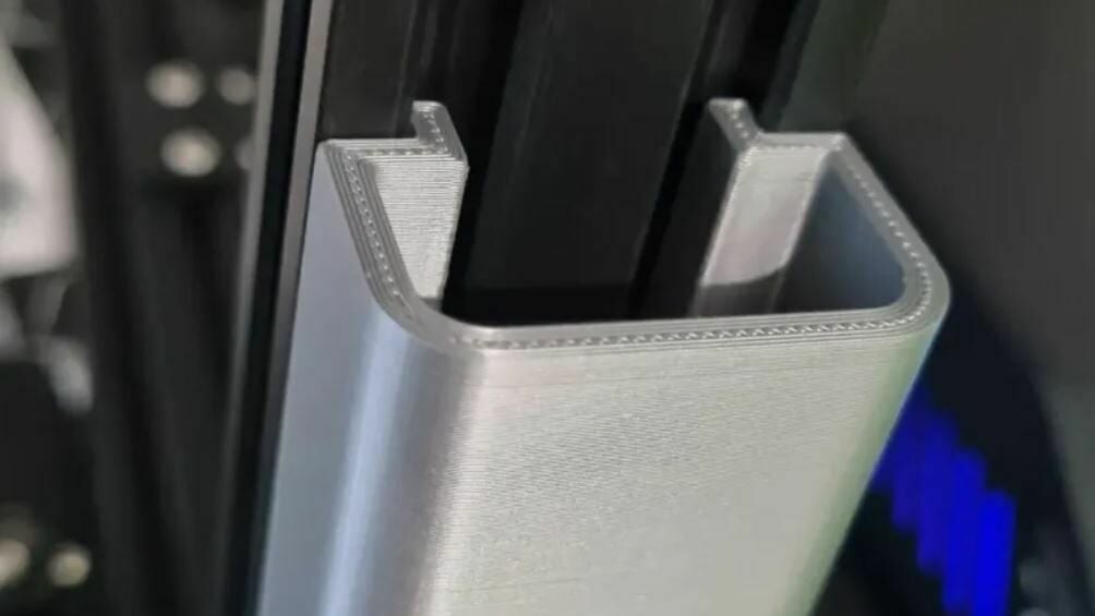 These cable covers can slide onto a 2040 aluminum extrusion