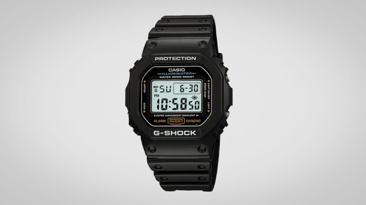 Image of The Greatest 3D Printing Presents To Gift This Season: Casio G-Shock DW5600E-1V