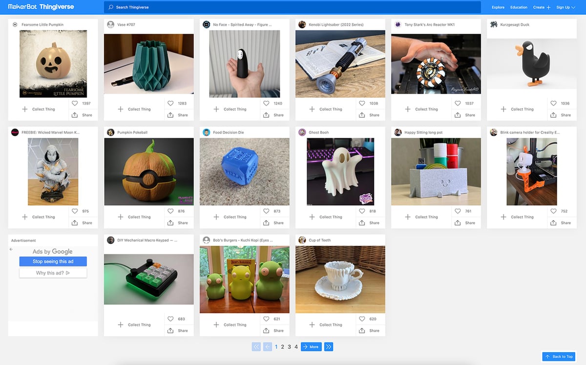 Thingiverse is more than a repository