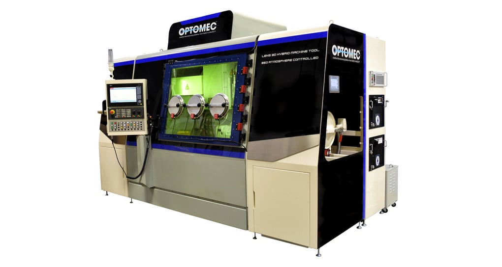 Image of 3D Printing & CNC Hybrid Machines: Optomec Lens Machine Tool Systems