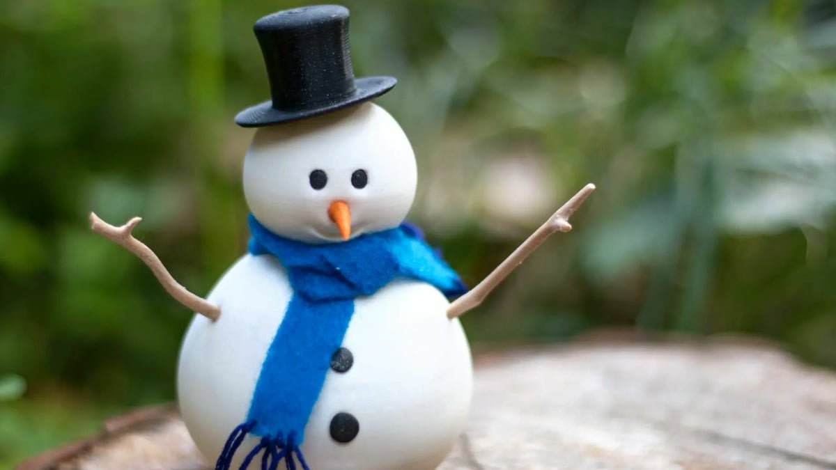 This snowman is ready to melt - your heart!