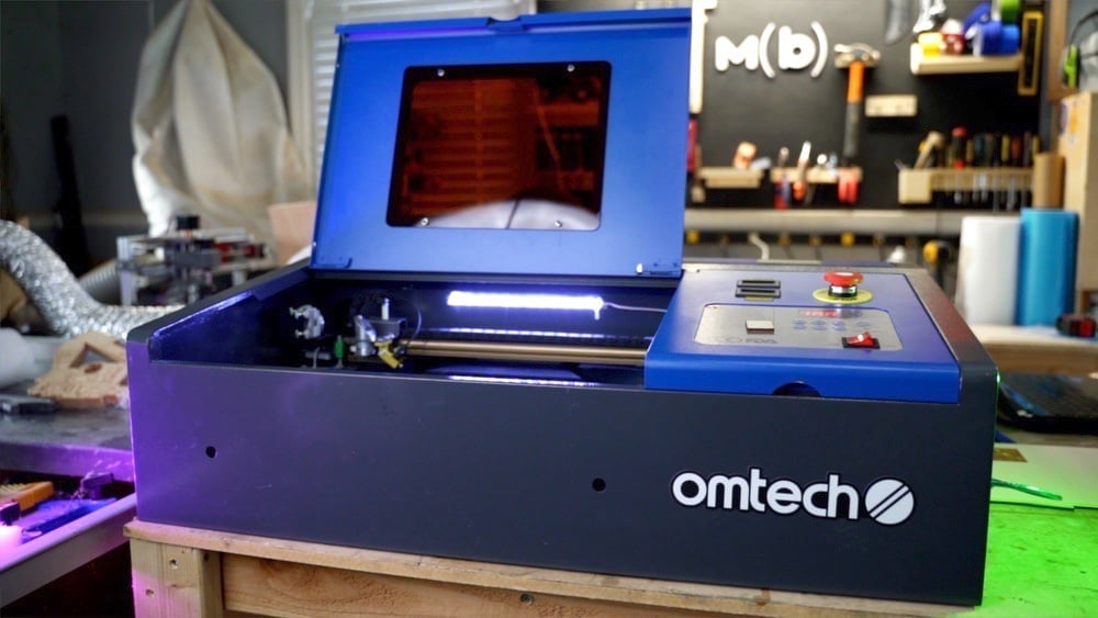 The OMtech K40 is a versatile machine