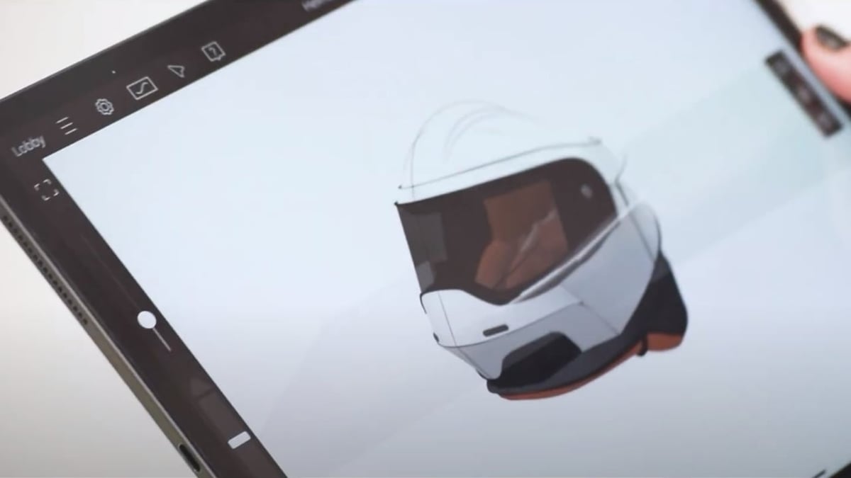 Designs can quickly be visualized on this 3D sketching app