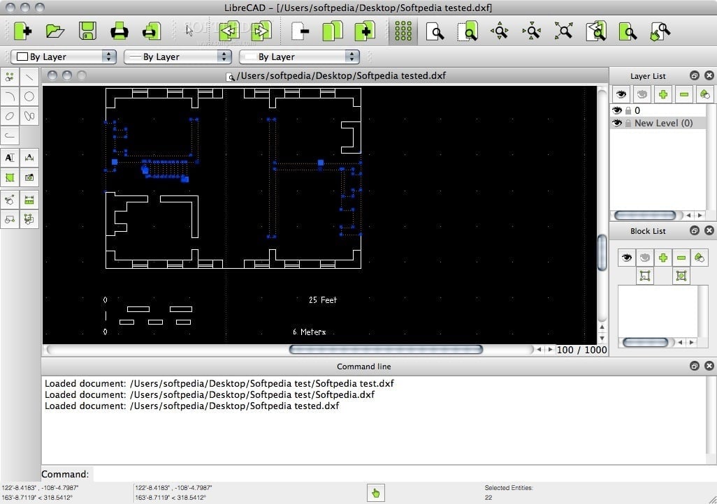 LibreCAD is a popular, open source 2D CAD drawing tool