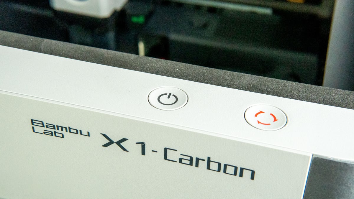 bambu lab x1 carbon power button