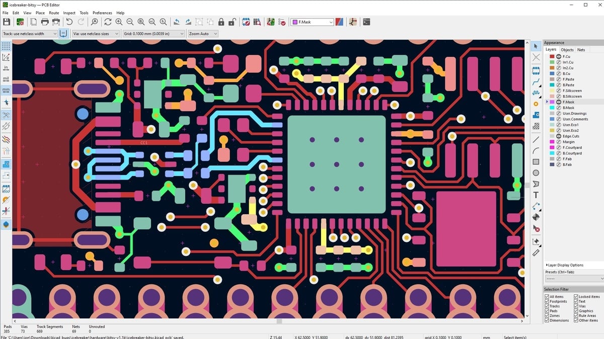 KiCAD is a powerful, free, and open-source PCB design tool