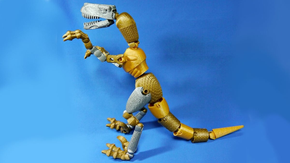 This Velociraptor can be mounted by your favourite action figures