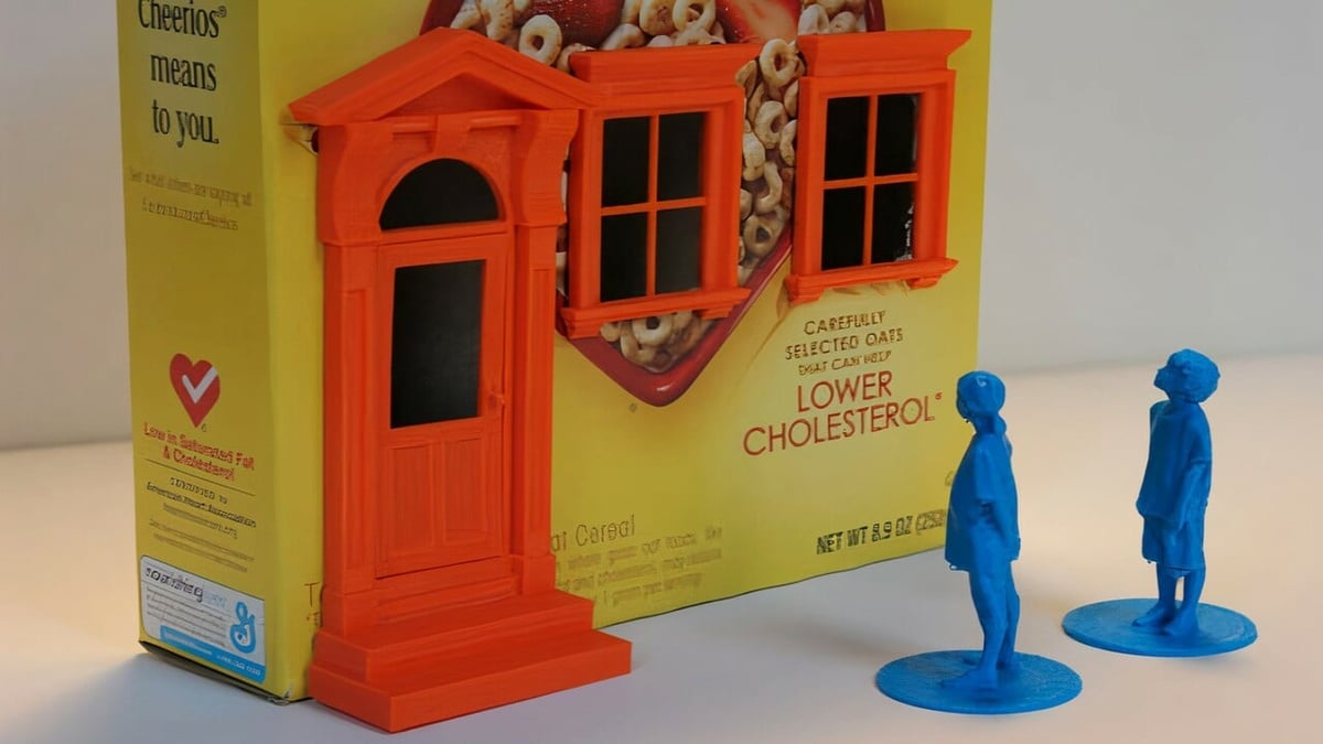Innovative tiny box houses for dolls and action figures