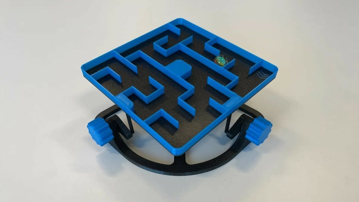 Kids will have a blast trying to balance the maze and get the marble to the finish