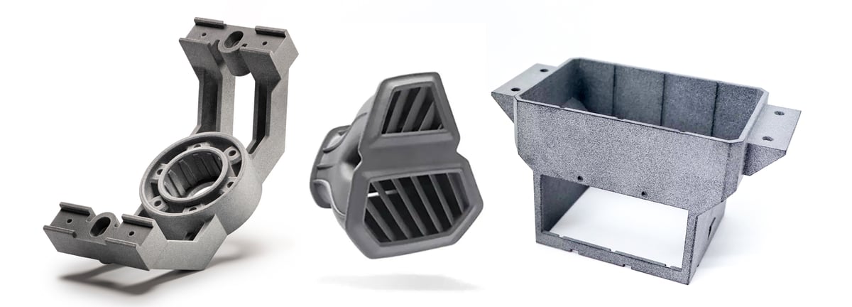 Image of Types of 3D Printing Technology / Types of Additive Manufacturing : Plastic Binder Jetting (MJF, HSS, SAF)