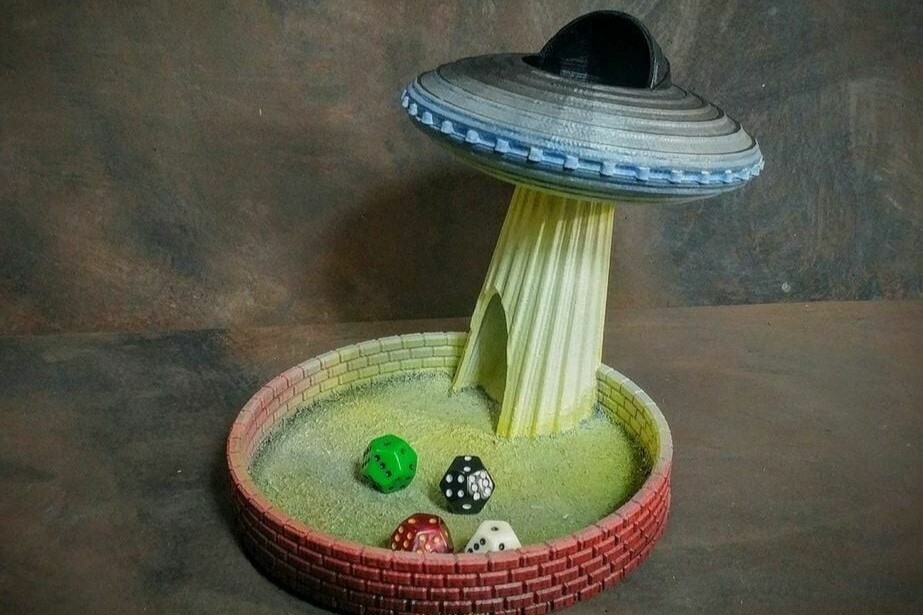 Image of: 35. Flying Saucer Dice Tower