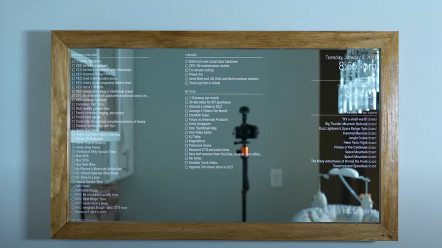 Wise up with a Raspberry Pi smart mirror