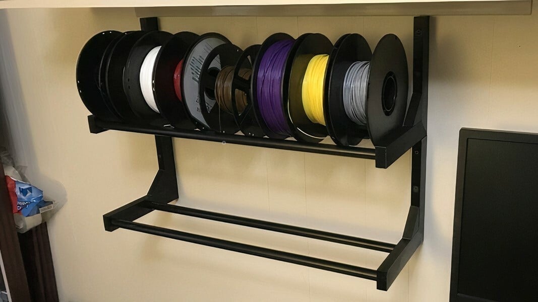 An excellent spool rack combines form and function