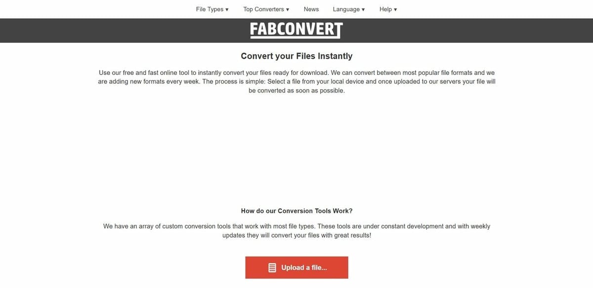 An online file converter is a quick and easy solution