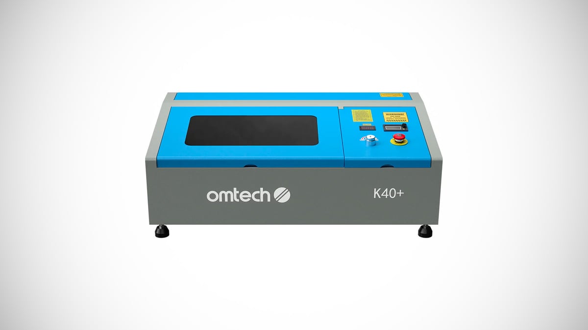 Foto de Melhor máquina de corte a laser / cortadora laser: Escolha econômica: OMTech K40+ (DF0812-40BN)