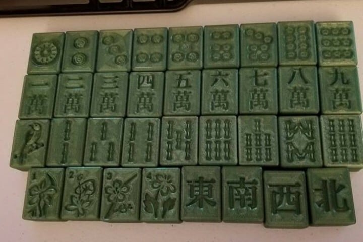 Image of: 16. Mahjong Tile Set