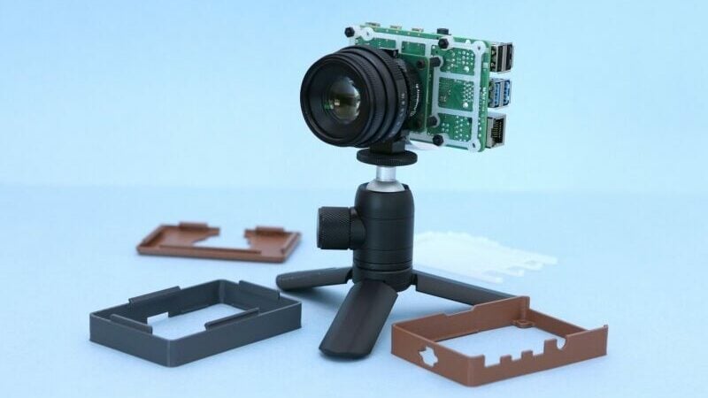 3D printing a case for the Raspberry Pi camera ensures it's safely enclosed