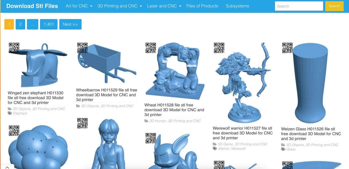 Image of Free STL Files, Free 3D Printer Files, Free 3D Print Models: Ameede