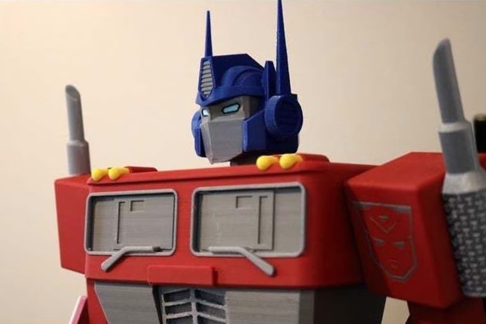 Image of: 8. Multi-Material Optimus Prime