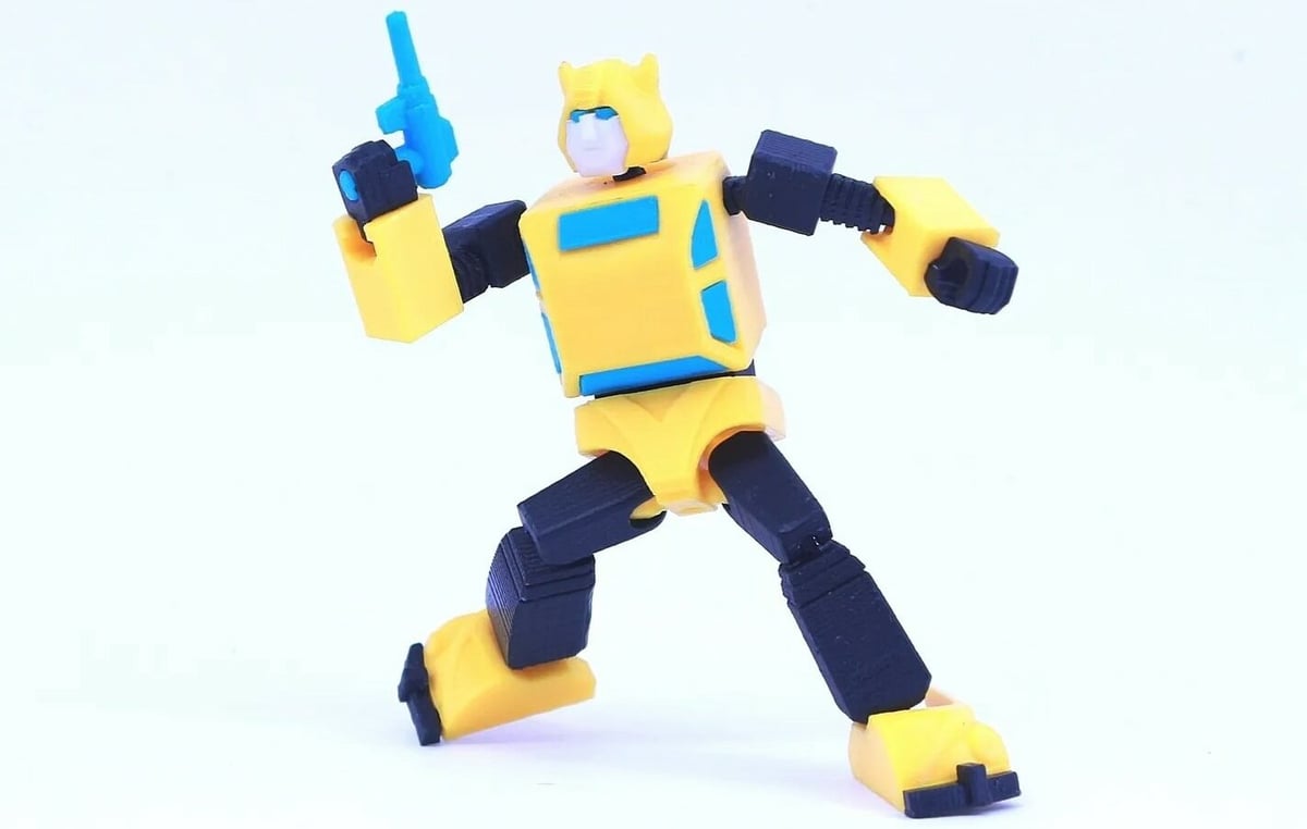 This Bumblebee model doesn't transform, but it's fully articulated