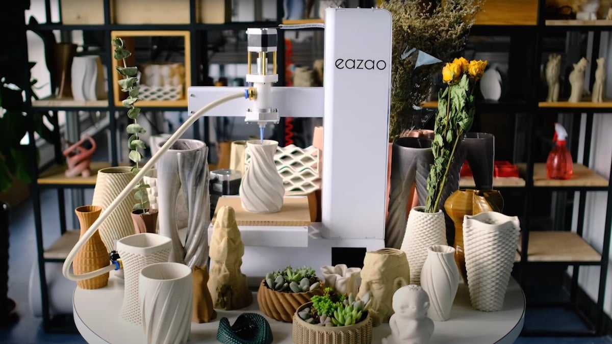 The Eazao offers a relatively affordable way to get into ceramic 3D printing
