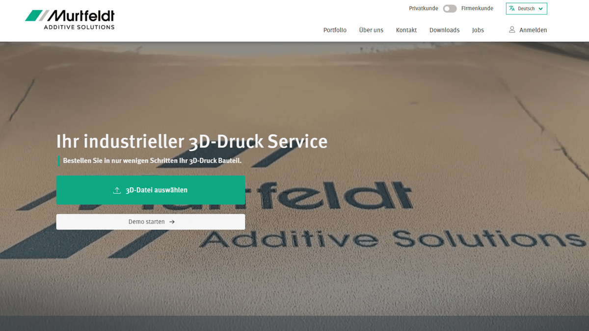 Bild von 3D-Druck-Service / 3D-Druck Online / 3D-Drucken Lassen: Murtfeldt Additive Solutions