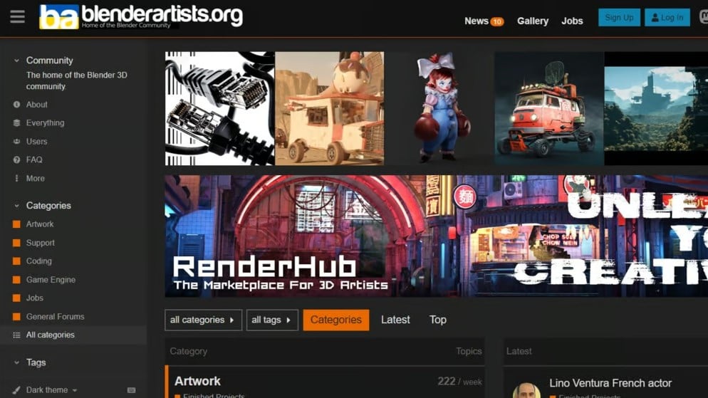 Blender Artists Community is the largest forum for passionate Blender artists