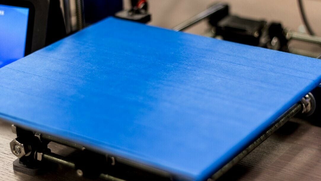 You can cover your printer's build plate with lines of painter's tape